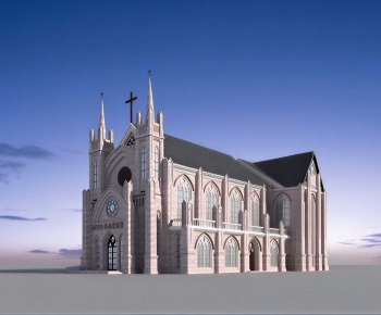 Simple European Style Religious Architecture-ID:281640056