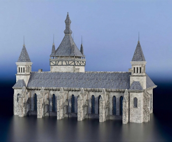 Simple European Style Religious Architecture-ID:683494093