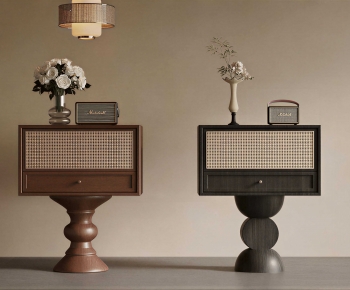 French Style Bedside Cupboard-ID:708657983
