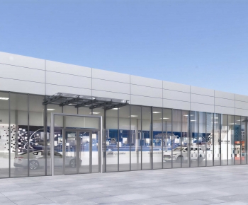 Modern Appearance Of Commercial Building-ID:900544884