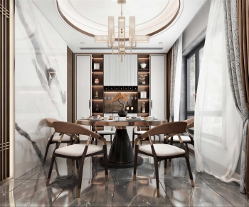 New Chinese Style Dining Room-ID:305480968