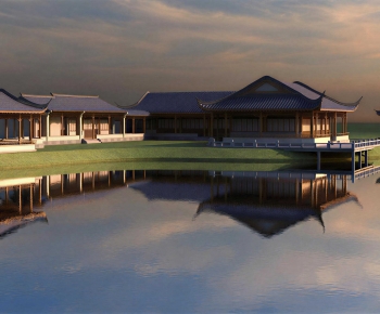 New Chinese Style Appearance Of Commercial Building-ID:446569925