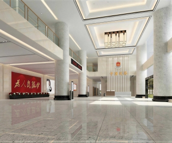 New Chinese Style Office Reception Desk-ID:864716051