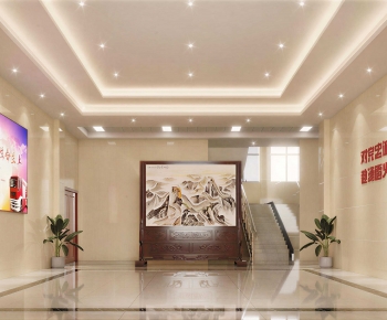Modern Office Reception Desk-ID:503532898
