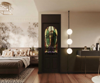 Retro Style Bedroom-ID:781348945