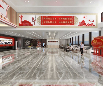 Modern Office Reception Desk-ID:973762995