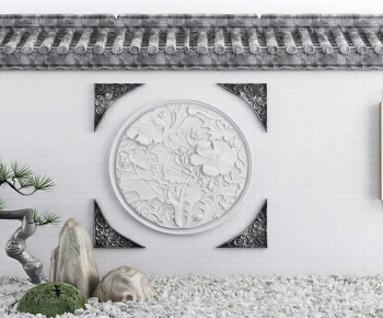 New Chinese Style Landscape Wall-ID:894451123