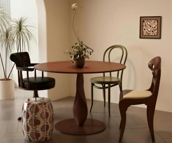 American Style Dining Table And Chairs-ID:684256084