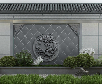 New Chinese Style Landscape Wall-ID:683928012