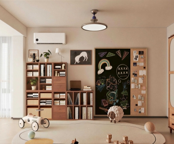 Modern Children's Room Activity Room-ID:972533949
