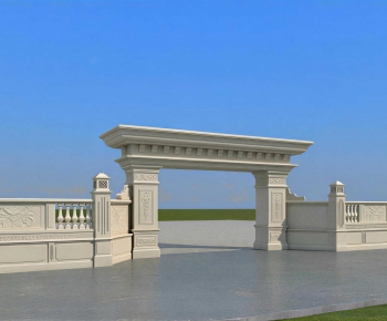 New Classical Style Facade Element-ID:617371085