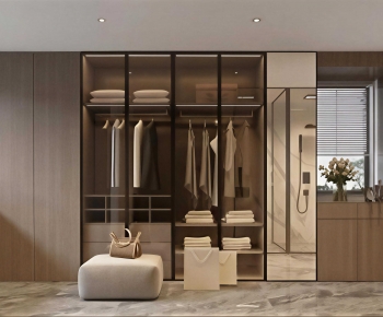 Modern Clothes Storage Area-ID:109200532