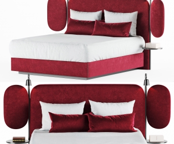 Modern Double Bed-ID:151352881