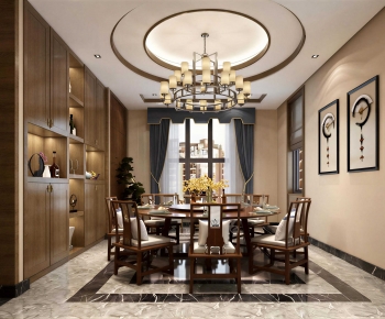 Chinese Style Dining Room-ID:714421031