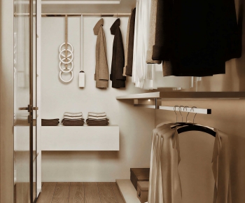 Modern Clothes Storage Area-ID:144140016