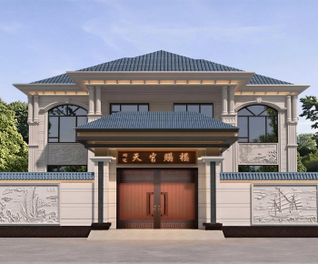 New Chinese Style Detached Villa-ID:484209181