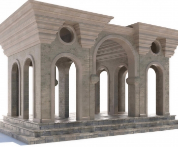 European Style Building Appearance-ID:415952923