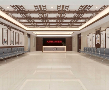 New Chinese Style Hospital Hall-ID:245831016
