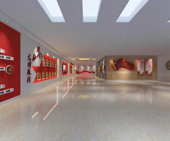 Modern Exhibition Hall-ID:580746899