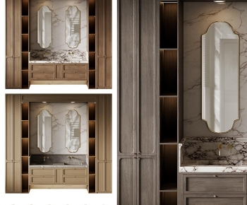 Modern Bathroom Cabinet-ID:795629987