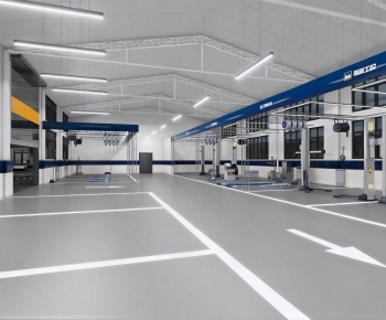 Modern Factory Floor/warehouse-ID:143491982
