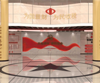 New Chinese Style Exhibition Hall-ID:296111153