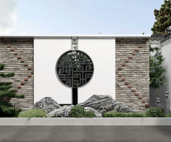 New Chinese Style Courtyard/landscape-ID:818970928