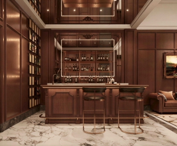 American Style Wine Cellar/Wine Tasting Room-ID:385098934