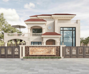 European Style Detached Villa-ID:580918079