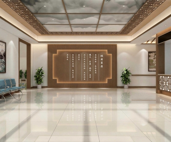 New Chinese Style Hospital Hall-ID:547254094