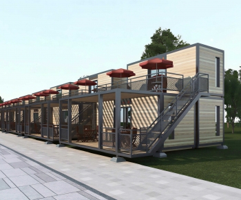 Modern Appearance Of Commercial Building-ID:936793092