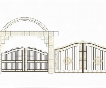 Simple European Style Gate-ID:207241069