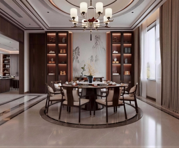 New Chinese Style Dining Room-ID:794162991