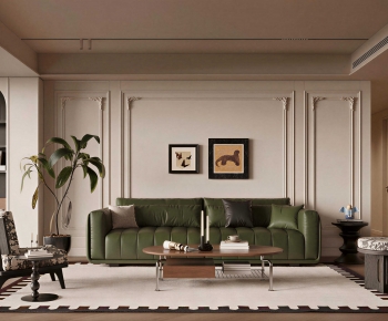 French Style A Living Room-ID:838629963