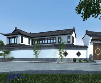 New Chinese Style Residential Building-ID:538868903