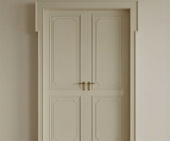 Simple European Style Double Door-ID:719331035