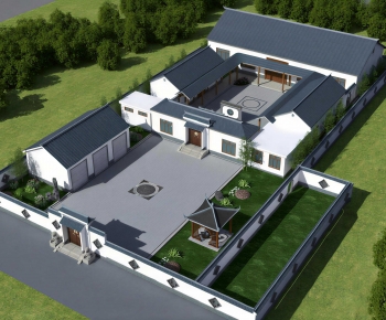 Chinese Style Building Appearance-ID:846503029