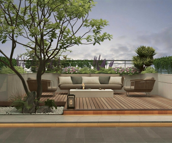 Modern Courtyard/landscape-ID:757287986
