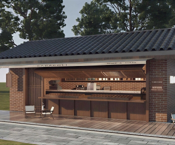 New Chinese Style Appearance Of Commercial Building-ID:107328978
