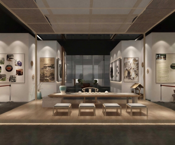 New Chinese Style Exhibition Hall-ID:491041905