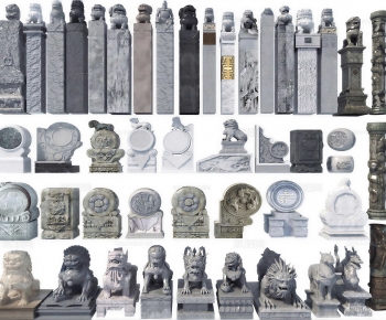 Chinese Style Column-ID:258032086