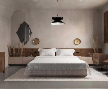 Wabi-sabi Style Bedroom-ID:781554941