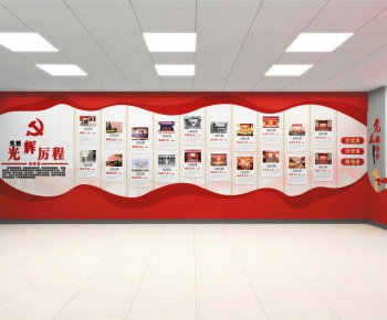 Modern Exhibition Hall-ID:713757042