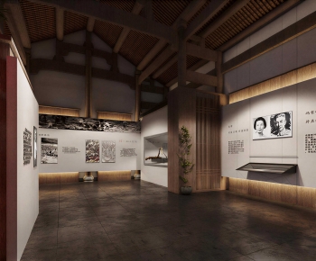 New Chinese Style Exhibition Hall-ID:171770105