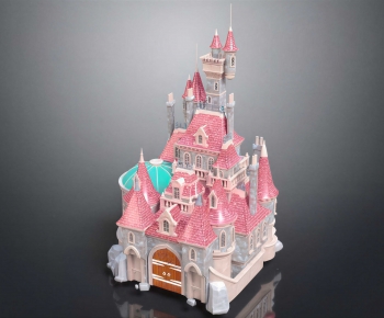 European Style Cartoon House-ID:906893019