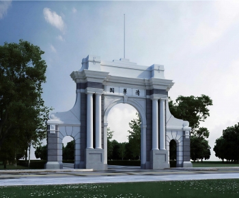 European Style Decorated Archway-ID:477039826
