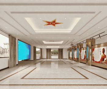 Modern Exhibition Hall-ID:211658003