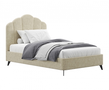 Modern Single Bed-ID:334880442
