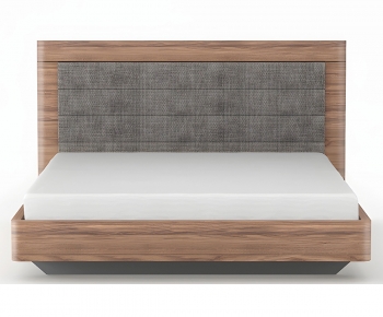 Modern Double Bed-ID:743561983