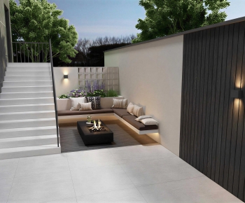 Modern Courtyard/landscape-ID:180387025